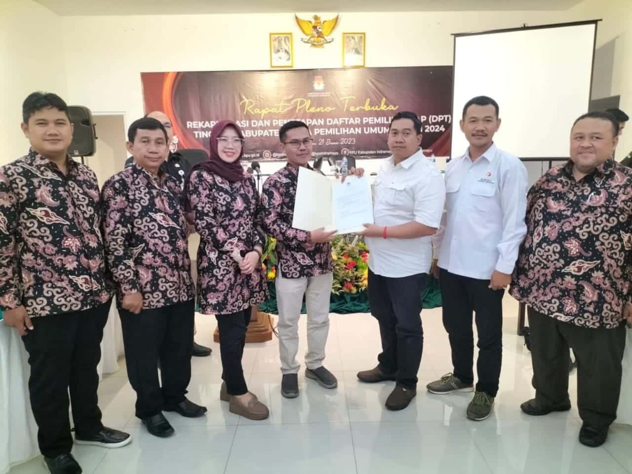 KPU Indramayu Rekap DPT 2024